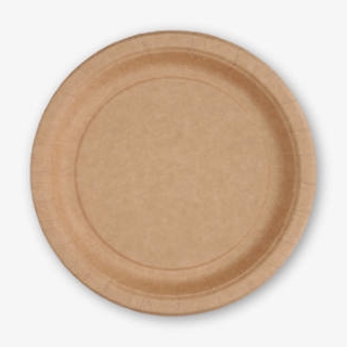 Brun Engångstallrik