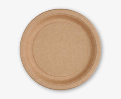 Brun Engångstallrik