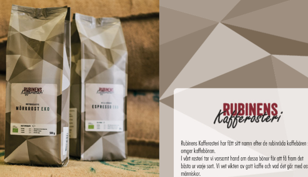 Broschyr: Rubinens Kafferosteri