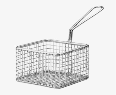 Serveringskorg i rostfritt stål