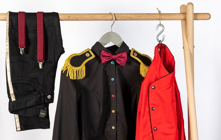 Arbetskläder med tryck eller brodyr