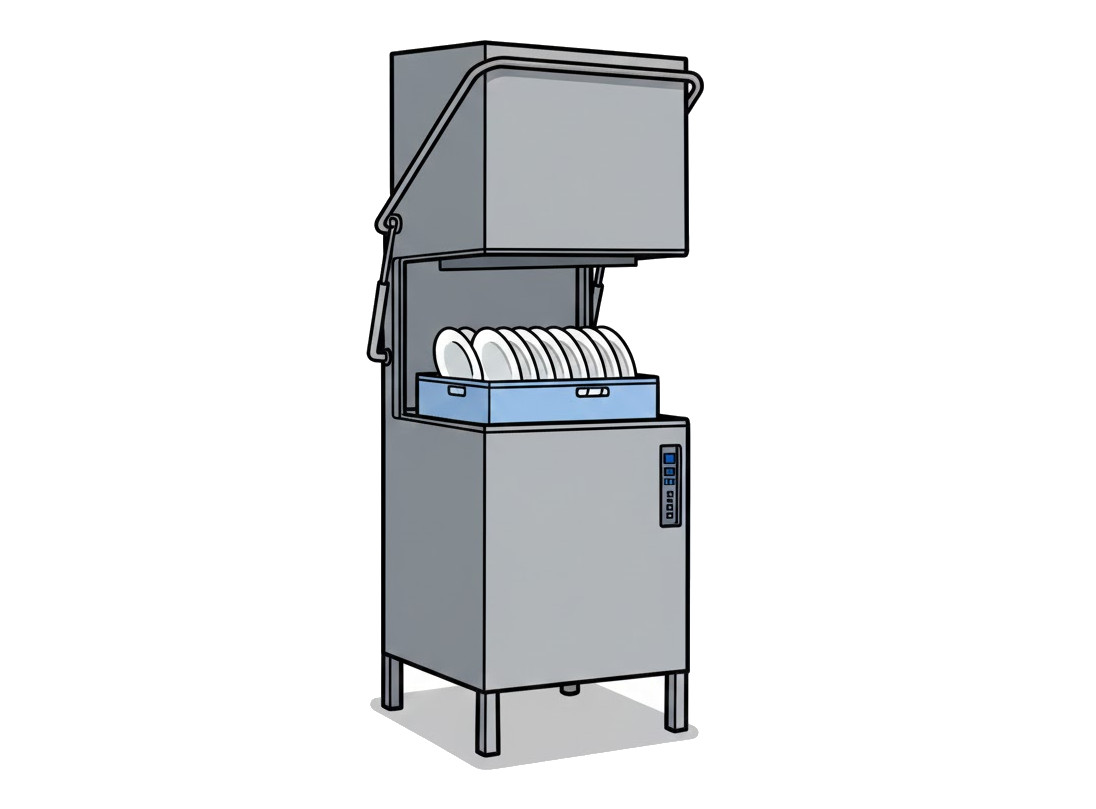 Huvdiskmaskin öppen