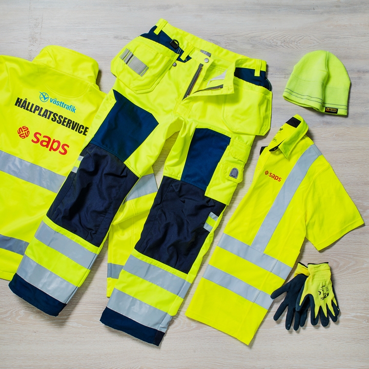 Varselkläder med eget tryck