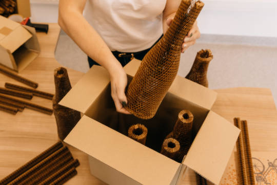 Wellkartonger förpackning 