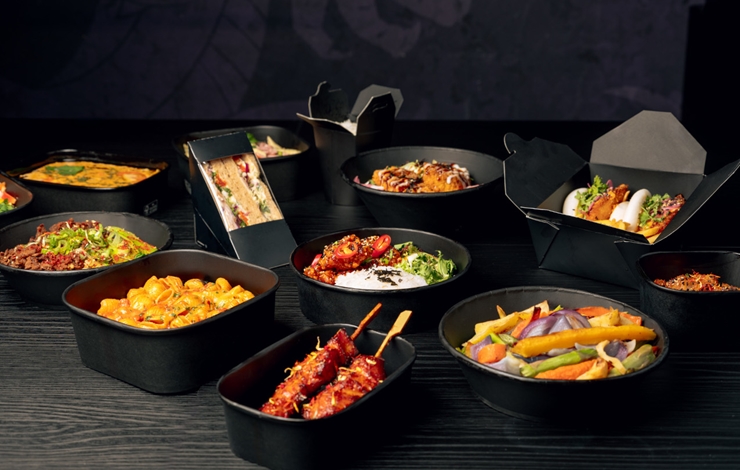 Onyx - Take away-förpackningar med blandade maträtter