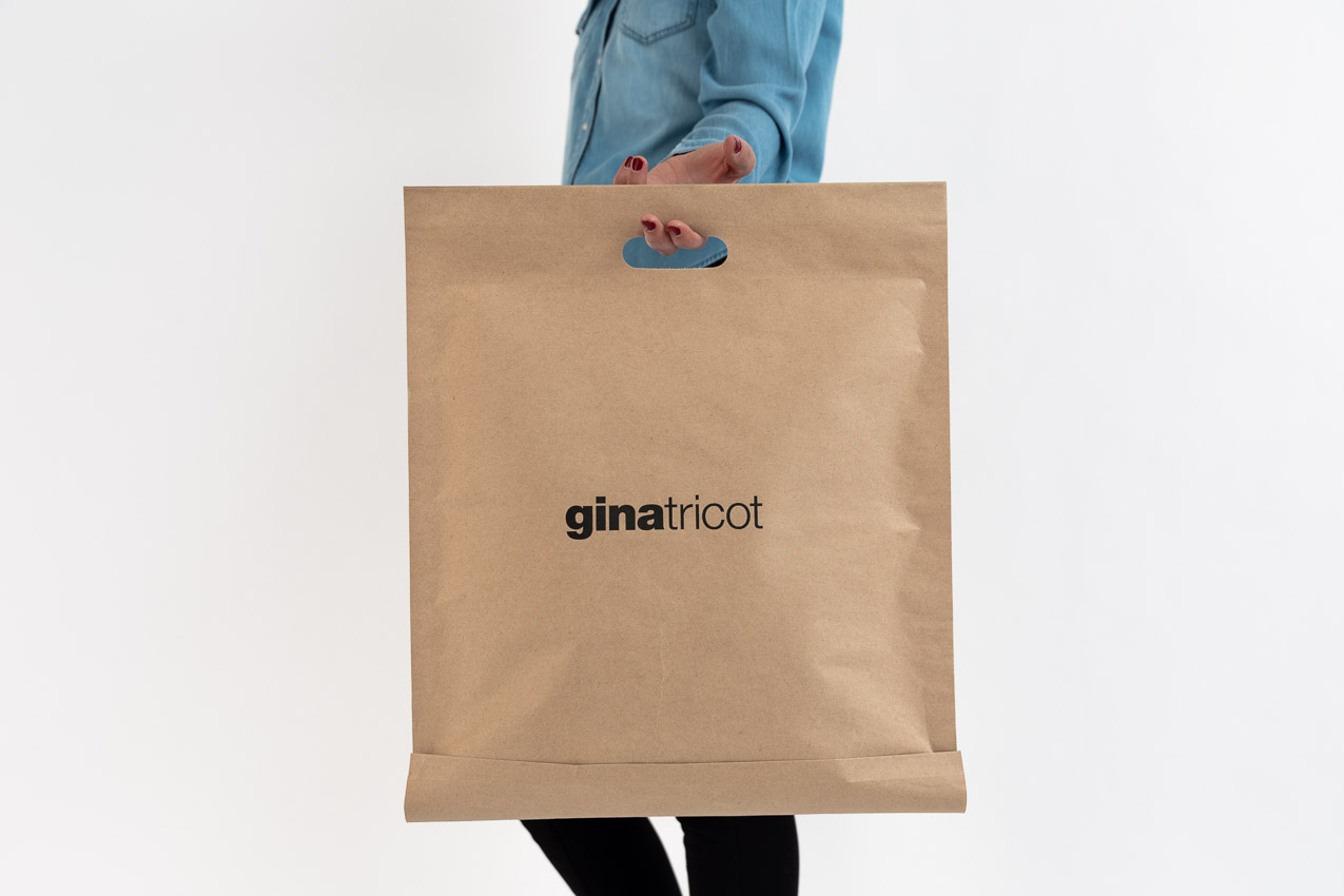 E-handelspåsar i papper