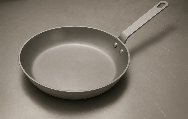 restaurangstekpanna i aluminium